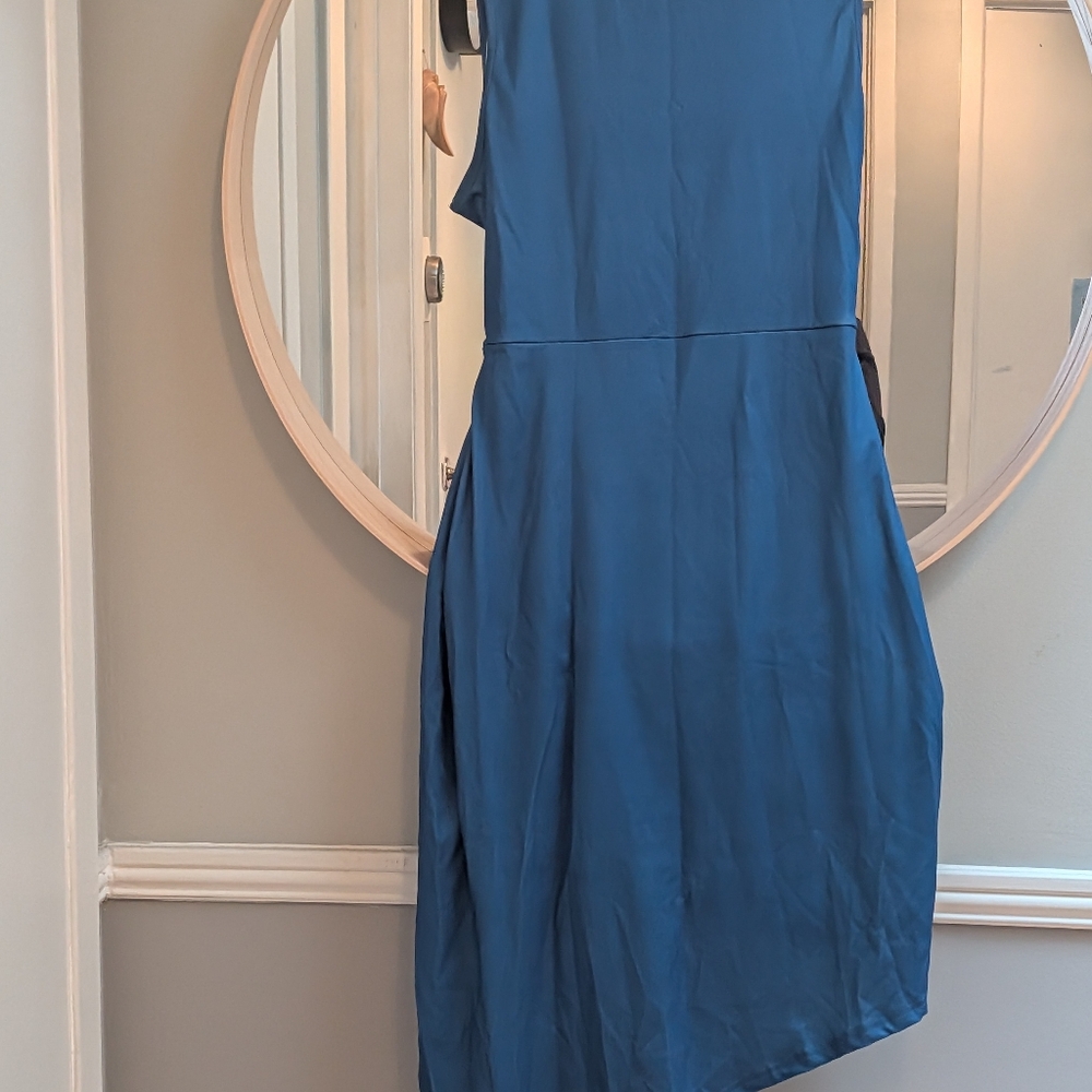 Blue Floral Dress - Picture 6 of 8